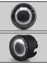 Spyder Auto Smoke Halo Projector Fog Lights with Switch for Mitsubishi Raider 2006-2009                                     - FL-P-JGC05-HL-SM - Image 4