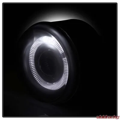 Spyder Auto Smoke Halo Projector Fog Lights with Switch for Mitsubishi Raider 2006-2009 - FL-P-JGC05-HL-SM
