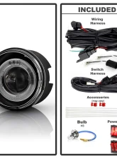 Spyder Auto Halo Projector Clear Fog Lights for Jeep Grand Cherokee 2004-2007                                     - FL-P-JGC05-HL - Image 2
