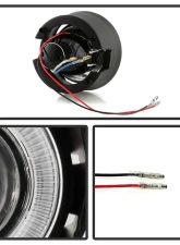 Spyder Auto Halo Projector Clear Fog Lights for Jeep Grand Cherokee 2004-2007                                     - FL-P-JGC05-HL - Image 3