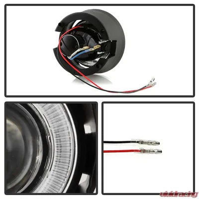 Spyder Auto Halo Projector Clear Fog Lights for Jeep Grand Cherokee 2004-2007 - FL-P-JGC05-HL