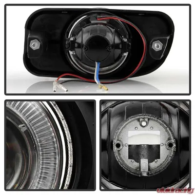 Spyder Auto Halo Projector Clear Fog Lights for Jeep Grand Cherokee 1999-2003 - FL-P-JGC99-HL