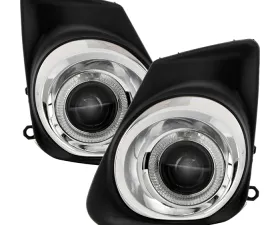 Spyder Auto Clear Halo Projector Fog Lights with Switch for Toyota Corolla 2011-2013