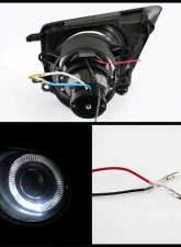 Spyder Auto Smoke Halo Projector Fog Lights with Switch for Toyota Tacoma 2012-2015                                     - FL-P-TTA2012-HL-SM - Image 2