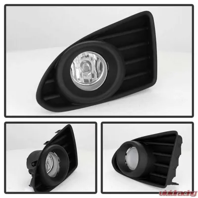 Spyder Auto Clear OEM Fog Light with Switch for Scion iQ 2012-2013, 12V, Plastic - FL-SIQ12-C