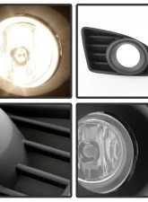 Spyder Auto Clear OEM Fog Light with Switch for Scion iQ 2012-2013, 12V, Plastic                                     - FL-SIQ12-C - Image 4