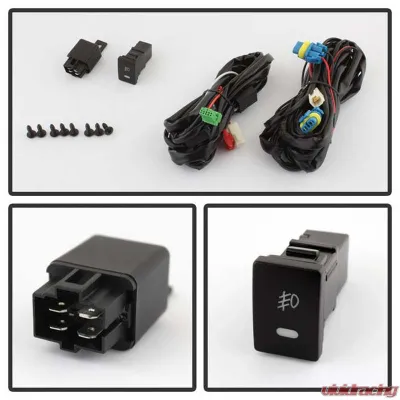 Spyder Auto Clear OEM Fog Light with Switch for Scion iQ 2012-2013, 12V, Plastic - FL-SIQ12-C
