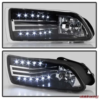 Spyder Auto Clear LED Fog Lights with Switch for Scion tC 2005-2010, FL-STC06-LED - FL-STC06-LED