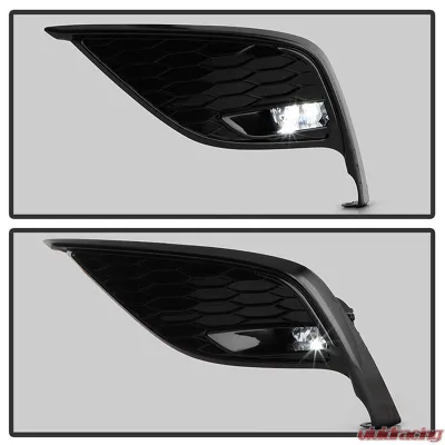Spyder Auto Clear OEM Style LED Fog Lights with OEM Switch for Toyota Camry SE | XSE 2021-2023 - FL-TCAM2021-LED-C