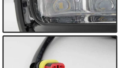 Spyder Auto OEM LED Fog Lights with Switch Clear for Toyota Corolla 2017+                                     - FL-TCO17-LED-C - Image 4