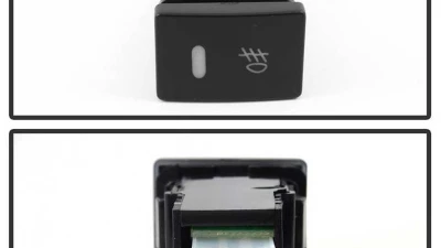 Spyder Auto OEM LED Fog Lights with Switch Clear for Toyota Corolla 2017+                                     - FL-TCO17-LED-C - Image 5