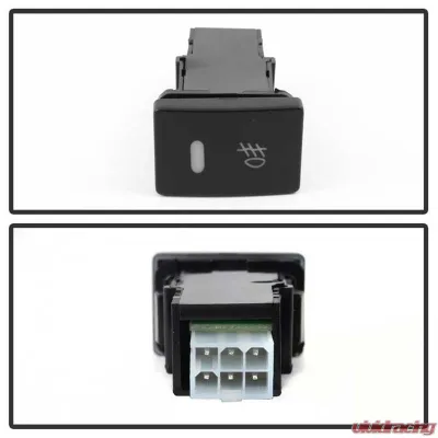 Spyder Auto OEM LED Fog Lights with Switch Clear for Toyota Corolla 2017+ - FL-TCO17-LED-C