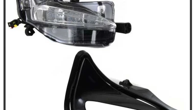 Spyder Auto OEM LED Fog Lights with Switch Clear for Toyota Corolla 2017+                                     - FL-TCO17-LED-C - Image 6