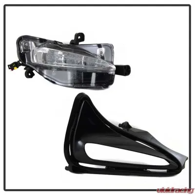 Spyder Auto OEM LED Fog Lights with Switch Clear for Toyota Corolla 2017+ - FL-TCO17-LED-C