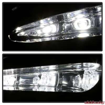 Spyder Auto OEM LED Fog Lights with Switch Clear for Toyota Corolla 2017+ - FL-TCO17-LED-C