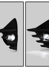 Spyder Auto OEM Style LED Fog Lights for Toyota Prius C 2019 - Clear with OEM Fit Switch                                     - FL-TPRIC19-LED-C - Image 5