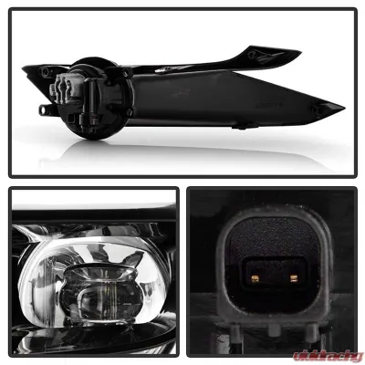 Spyder Auto Full LED Fog Lights with Switch for Toyota Sienna 2021-2023 - FL-TSIE2021-XSE-C