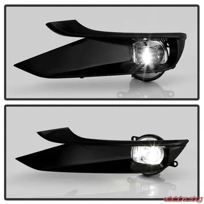 Spyder Auto Full LED Fog Lights with Switch for Toyota Sienna 2021-2023 - FL-TSIE2021-XSE-C