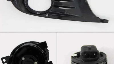 Spyder Auto Clear OEM Style Fog Lights with Switch for 2011-2014 Volkswagen Jetta Sportwagen                                     - FL-VG2010-C - Image 2