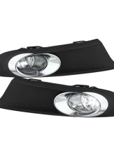 Spyder Auto Clear OEM Style Fog Lights with Switch for Volkswagen Jetta MK6 2011-2014                                     - FL-VJ2011-C - Image 3