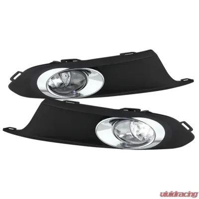 Spyder Auto Clear OEM Style Fog Lights with Switch for Volkswagen Jetta MK6 2011-2014 - FL-VJ2011-C