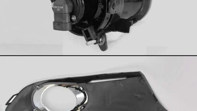 Spyder Auto Clear OEM Style Fog Lights with Switch for Volkswagen Jetta MK6 2011-2014                                     - FL-VJ2011-C - Image 2