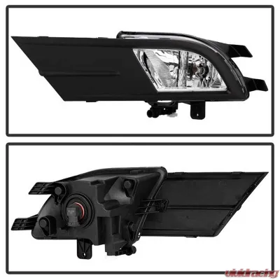 Spyder Auto Clear OEM Style Fog Lights with Switch for 2015-2016 Volkswagen Jetta MK6 4-Door - FL-VJ2015-C