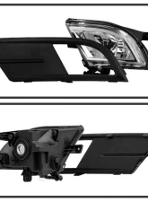 Spyder Auto Clear OEM Style Fog Lights with Switch for 2015-2016 Volkswagen Jetta MK6 4-Door                                     - FL-VJ2015-C - Image 3