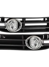 Spyder Auto Clear Fog Lights with Switch for Volkswagen Jetta 1999-2005, OEM Fit                                     - FL-VJ99-C - Image 4