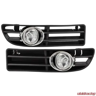 Spyder Auto Clear Fog Lights with Switch for Volkswagen Jetta 1999-2005, OEM Fit - FL-VJ99-C