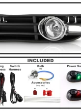 Spyder Auto Clear Fog Lights with Switch for Volkswagen Jetta 1999-2005, OEM Fit                                     - FL-VJ99-C - Image 2