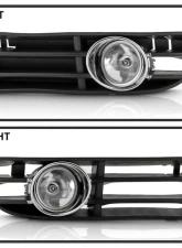 Spyder Auto Clear Fog Lights with Switch for Volkswagen Jetta 1999-2005, OEM Fit                                     - FL-VJ99-C - Image 4