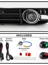 Spyder Auto Smoke OEM Fog Lights with Switch for Volkswagen Jetta 1999-2005                                     - FL-VJ99-SM - Image 2