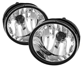 Spyder Auto Clear Fog Lights for Nissan Titan Armada 2004-2008, No Switch, OEM Fit