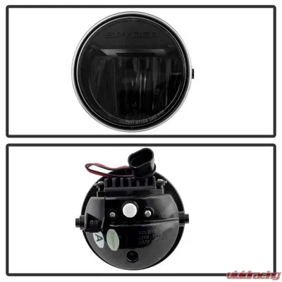 Spyder Auto Black LED Fog Lights for Ford F-150 2009-2014, Durable Design - FL-YD-FF15009-LED-BK