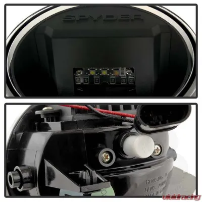 Spyder Auto Black LED Fog Lights for Ford F-150 2009-2014, Durable Design - FL-YD-FF15009-LED-BK