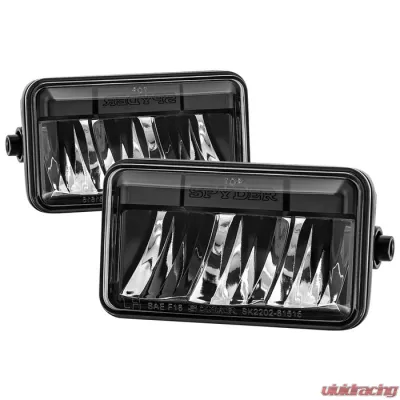 Spyder Auto LED Fog Lights Black for Ford F-150 2015-2022, 15015 Model - FL-YD-FF15015-LED-BK