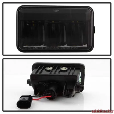 Spyder Auto LED Fog Lights Black for Ford F-150 2015-2022, 15015 Model - FL-YD-FF15015-LED-BK