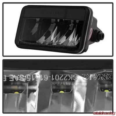 Spyder Auto LED Fog Lights Black for Ford F-150 2015-2022, 15015 Model - FL-YD-FF15015-LED-BK