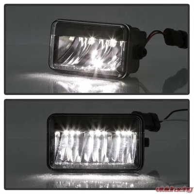 Spyder Auto LED Fog Lights Black for Ford F-150 2015-2022, 15015 Model - FL-YD-FF15015-LED-BK