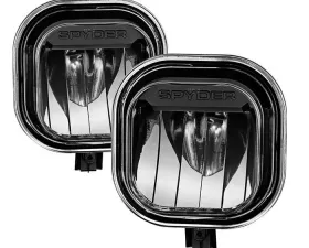 Spyder Auto Black LED Fog Lights for 2011-2014 Ford F-550 Super Duty