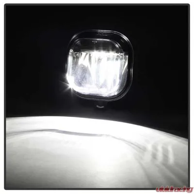 Spyder Auto Black LED Fog Lights for Ford F-550 Superduty 2011-2014 - FL-YD-FS11-LED-BK