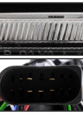 Spyder Auto Black DRL LED Projector Headlights for Audi A4 2009-2012 with Xenon HID Lights                                     - PRO-YD-AA408-HID-DRL-BK - Image 4