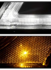 Spyder Auto Black DRL LED Projector Headlights for Audi A4 2009-2012 with Xenon HID Lights                                     - PRO-YD-AA408-HID-DRL-BK - Image 9