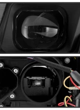 Spyder Auto Apex High Power LED Headlight Black Halogen for Audi A4 S4 2013-2016                                     - PRO-YD-AA413HALAP-BK - Image 3