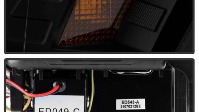 Spyder Auto Apex High Power LED Headlight Black Halogen for Audi A4 S4 2013-2016                                     - PRO-YD-AA413HALAP-BK - Image 5