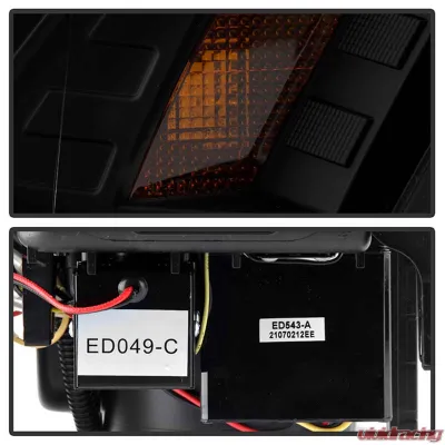 Spyder Auto Apex High Power LED Headlight Black Halogen for Audi A4 S4 2013-2016 - PRO-YD-AA413HALAP-BK