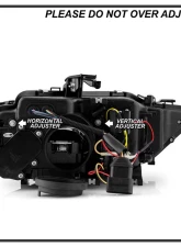 Spyder Auto Apex High Power LED Headlight Black Halogen for Audi A4 S4 2013-2016                                     - PRO-YD-AA413HALAP-BK - Image 7