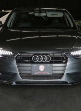 Spyder Auto Apex High Power LED Headlight Black Halogen for Audi A4 S4 2013-2016                                     - PRO-YD-AA413HALAP-BK - Image 14