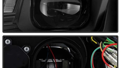 Spyder Auto Apex High Power LED Headlight Black HID for Audi A4/S4 2013-2016                                     - PRO-YD-AA413HIDAP-BK - Image 3